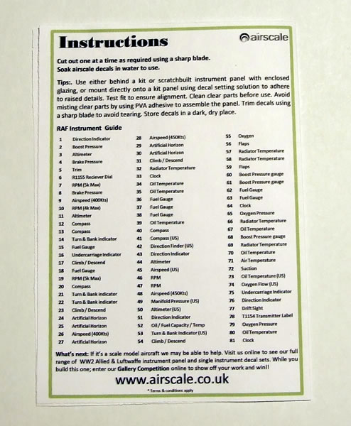 Airscale Instructions