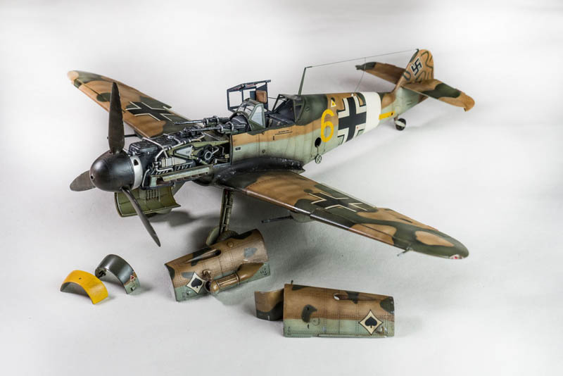 Model Maker 1/32 MESSERSCHMITT Bf-109G-2 Paint Mask Set for Trumpeter Kit 