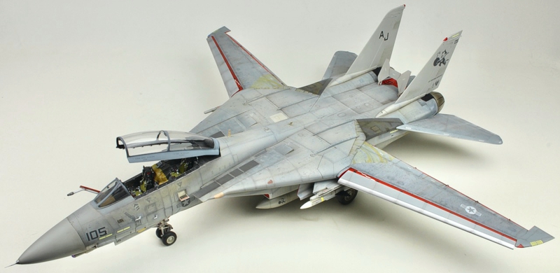 Aires 1/32 Grumman F-14A/F-14B/F-14D Tomcat wheel bay for Trumpeter kit # 2182 