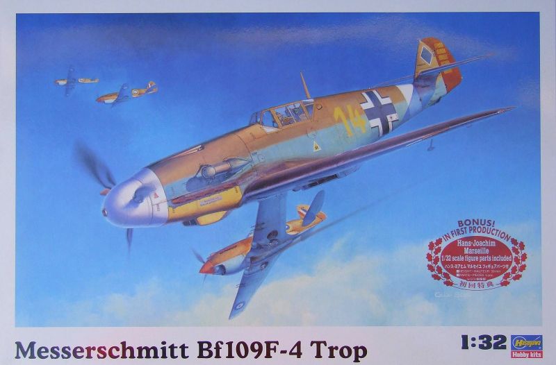 Hasegawa Messerschmitt Bf 109F-4 Trop | Large Scale Planes