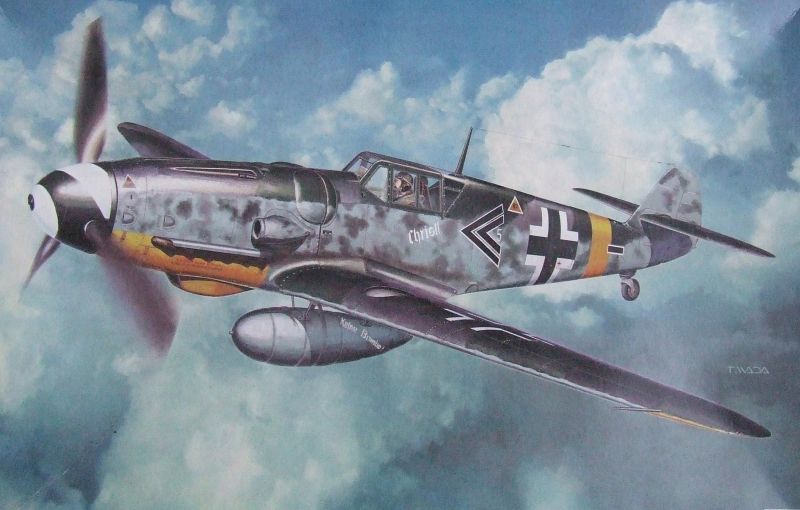 Hasegawa Messerschmitt Bf109F 'Hahn' Germany WWII 1/48 Model Kit P/N 09638 