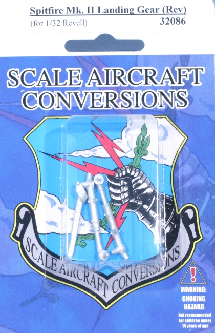 Scale Aircraft Conversions Metal Landing Gear For 1/32 Revell Spitfire Mk.II (SAC 32086)