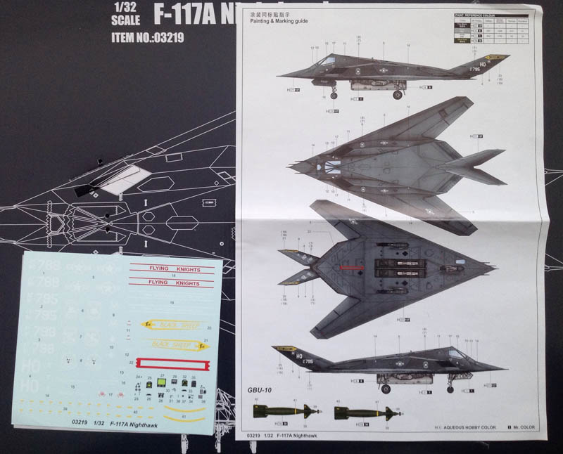 Trumpeter 03219: F-117A Nighthawk | Large Scale Planes
