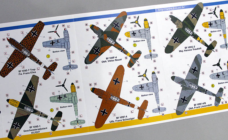 AML Models Decals 1/32 GERMAN JG5 OVER THE FAR NORTH Bf-109 Fighters 