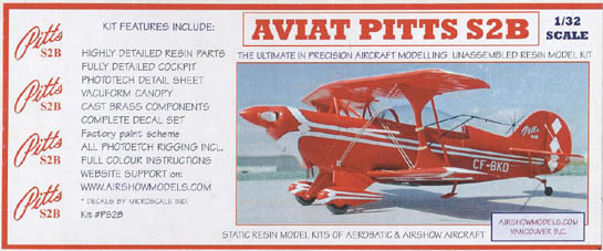 Airshow Models Pitts S2B in 1/32nd scale | Large Scale Planes