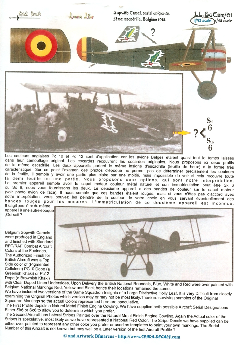 RAF collection Commemoration toile Sopwith Camel Portefeuille 