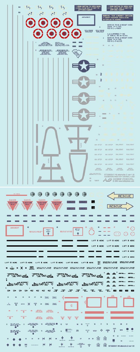 DRY TRANSFER DECALS F (Part # RMXY9625) – Family Hobbies