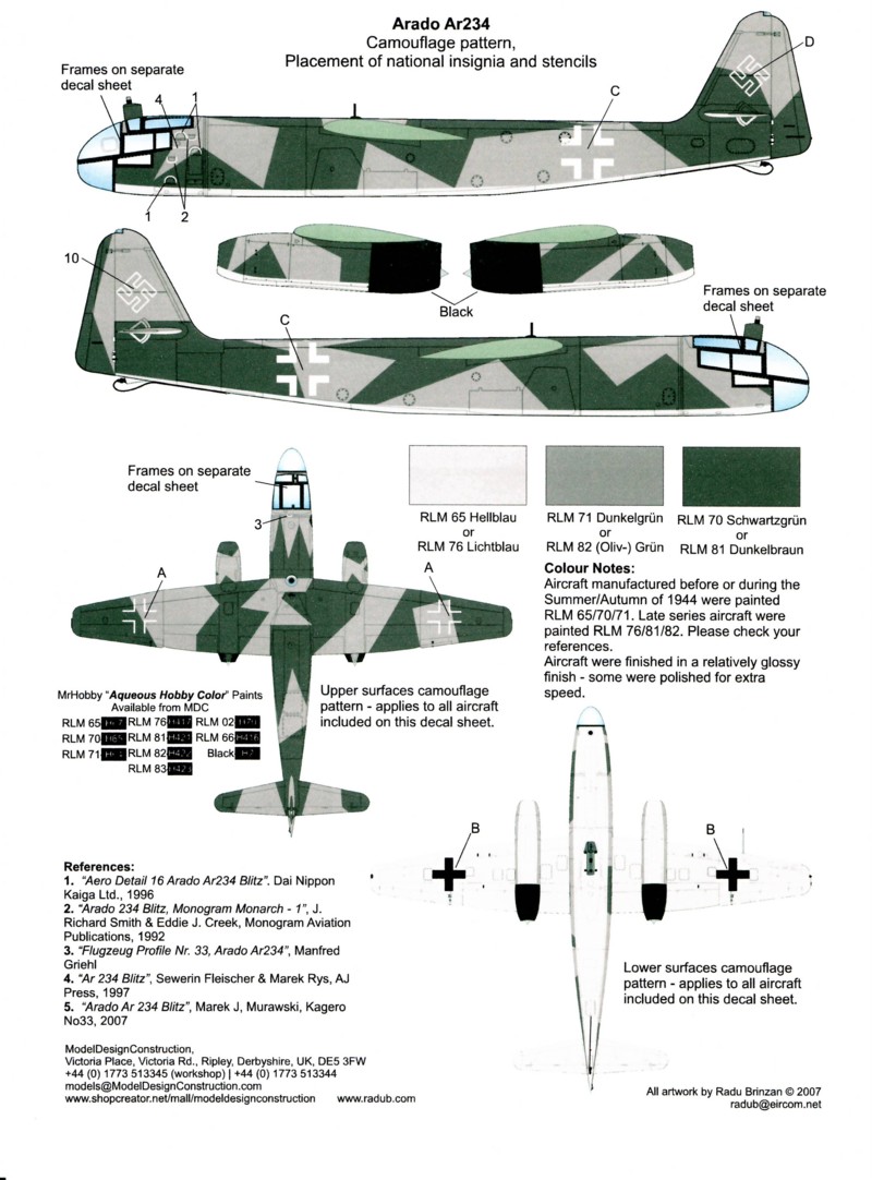 "Arado Ar234 Blitz" Aero Detail No.16